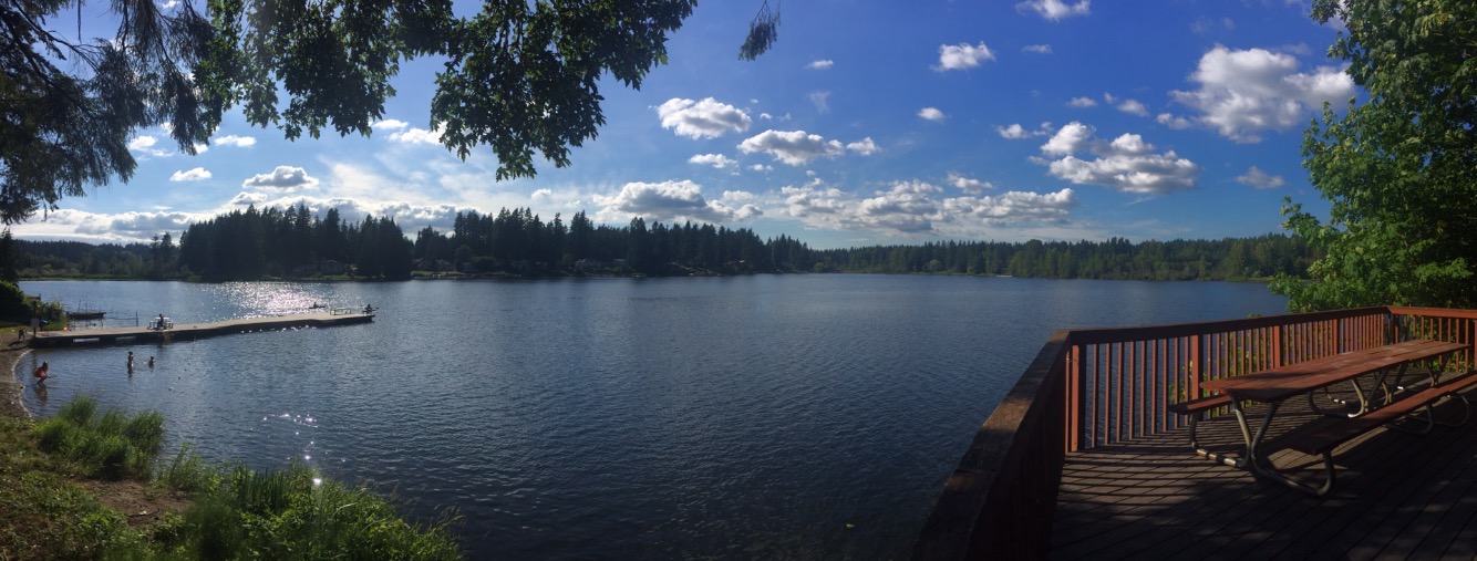Panoramic with Lake - Lara Brown